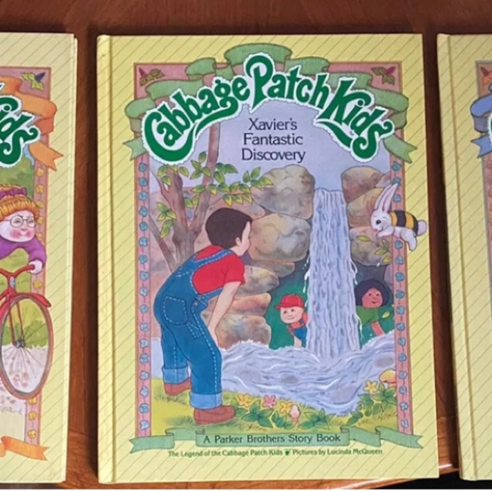 Lot of three vintage cabbage patch kids story books